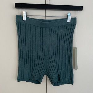 One Grey Day Cambridge Ribbed Sweater Short